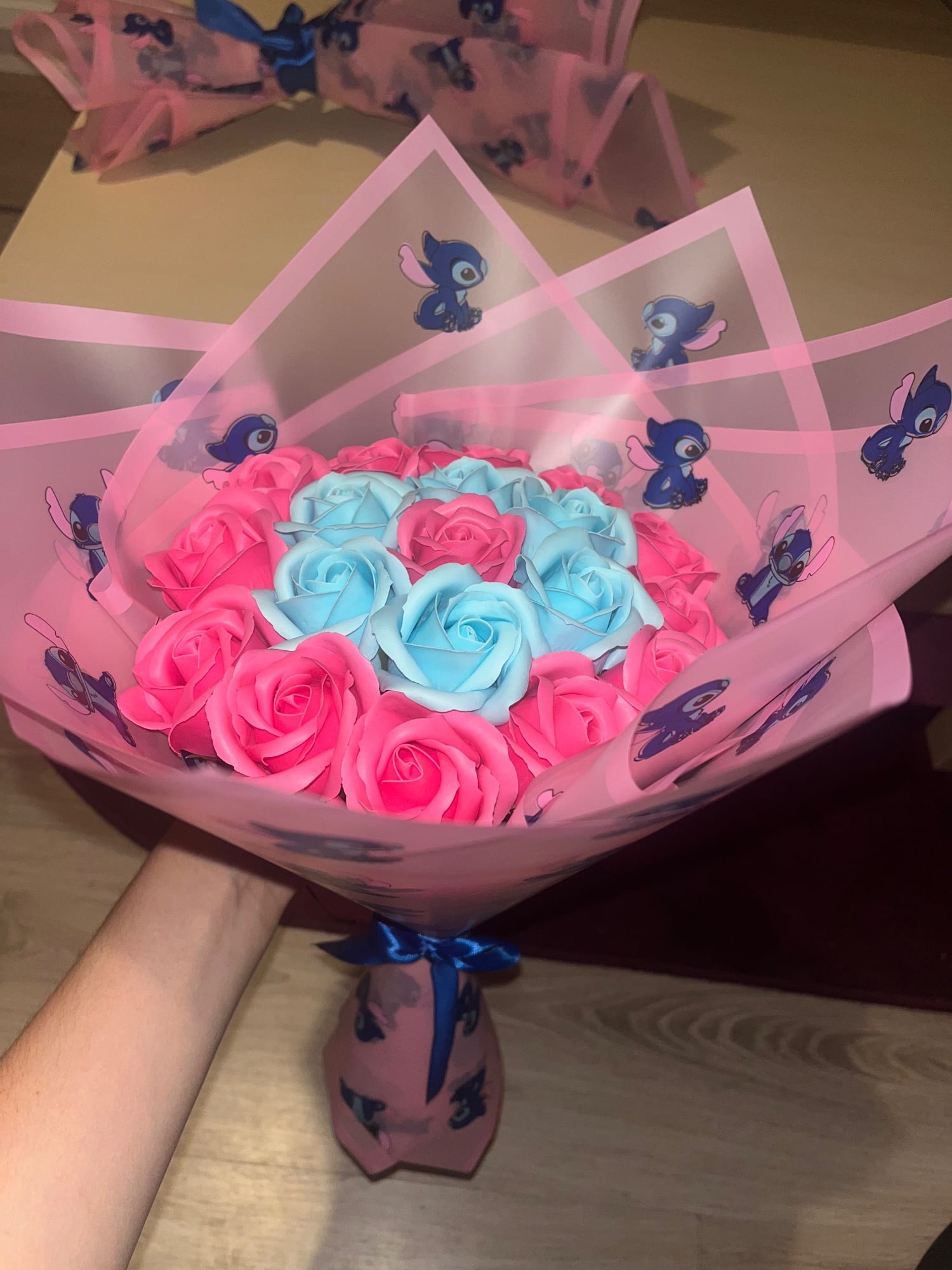 buchet din trandafiri de săpun